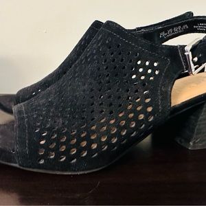 Womens Sz: 8.5 Black Wedge Summer Shoes